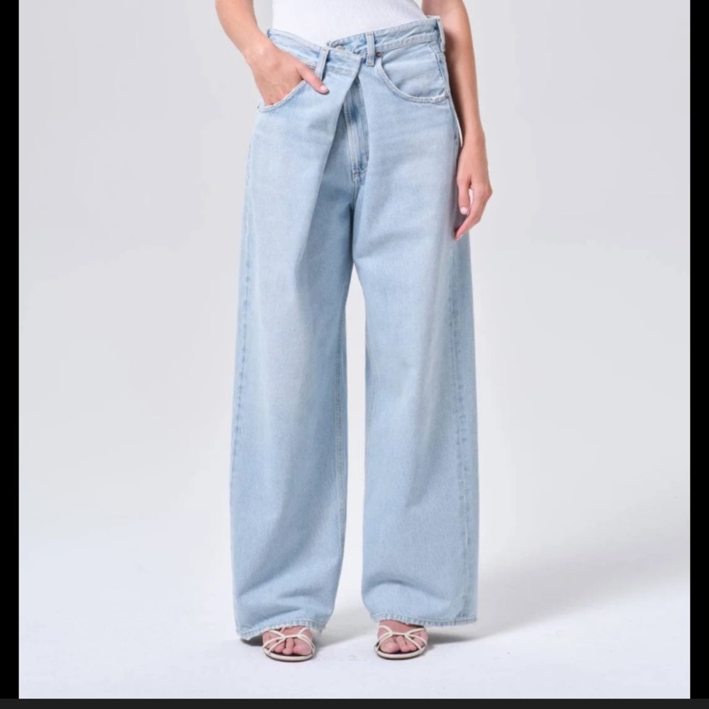 BNWOT AGOLDE VANA FOLD JEANS